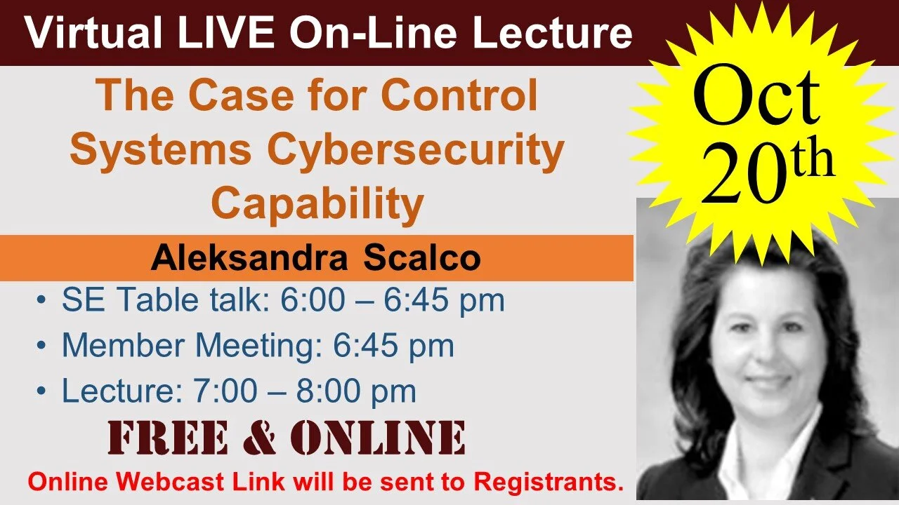 The Case for Control Systems Cybersecurity Capability
