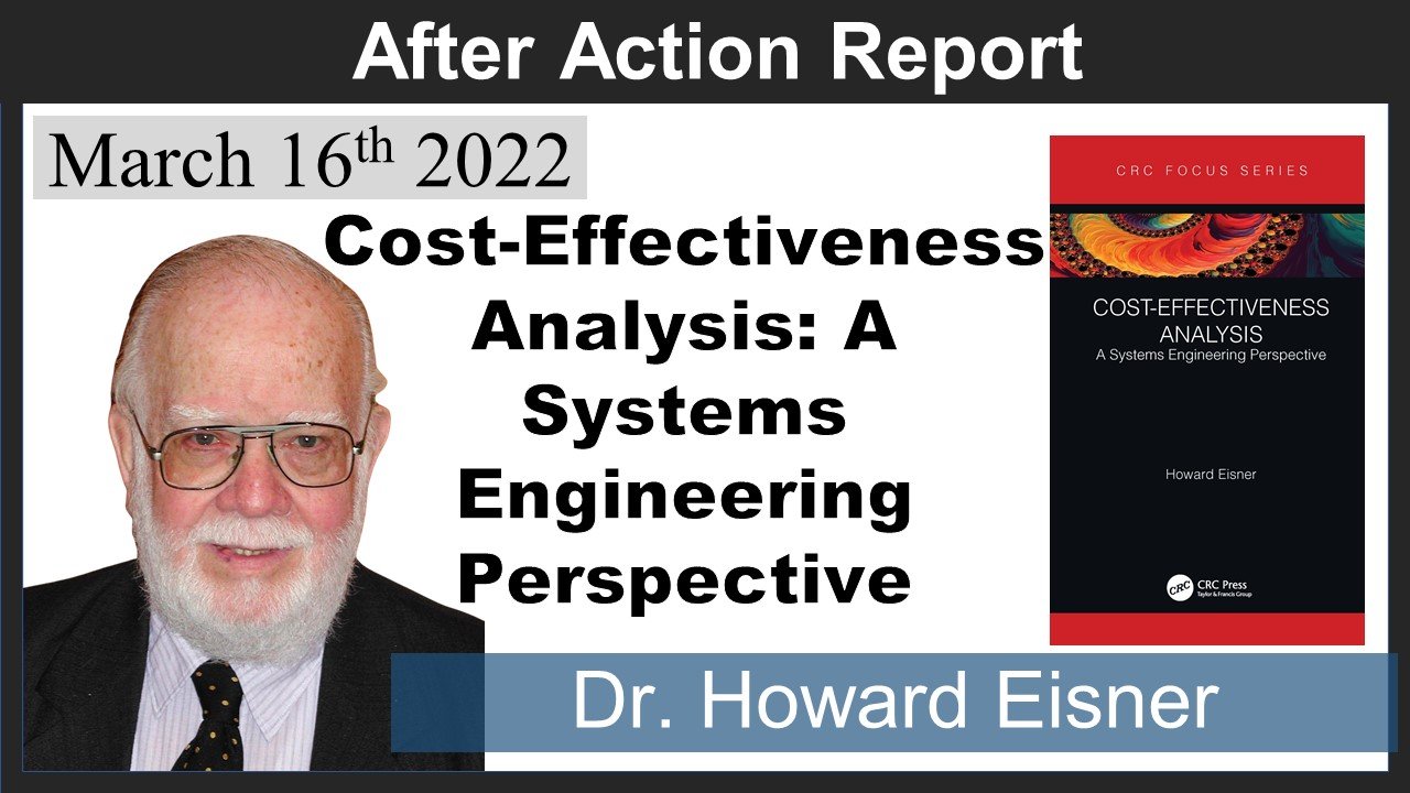 2022-03-16: Cost-Effectiveness Analysis: A Systems Engineering Perspective (Eisner)