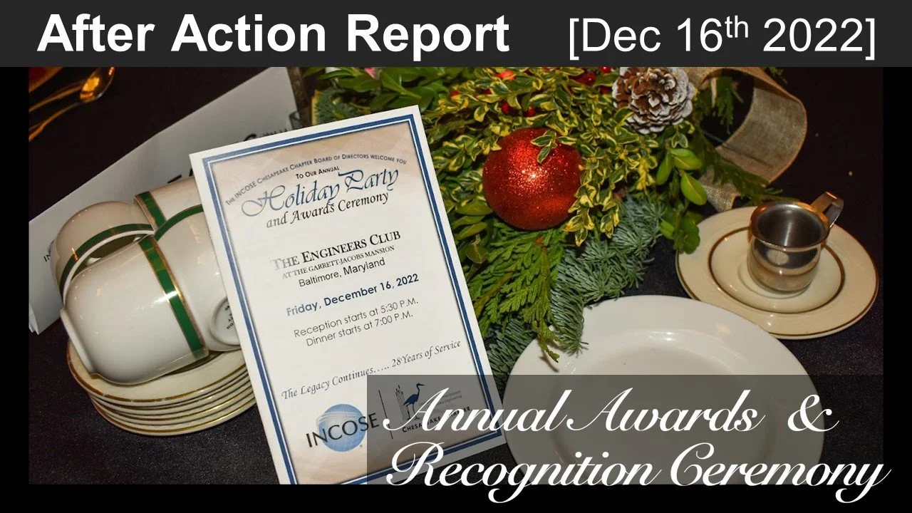 2022 Chapter Holiday Party and Awards Ceremony