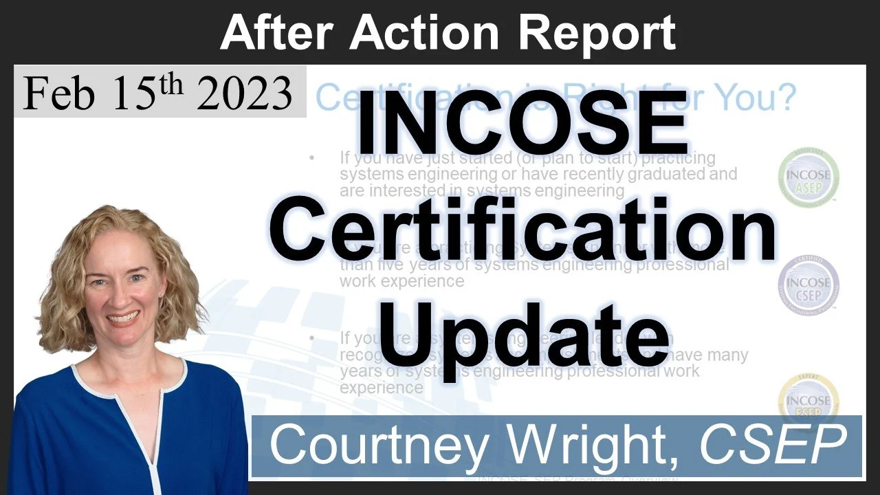 2023-02-15: INCOSE Certification Update (Wright)