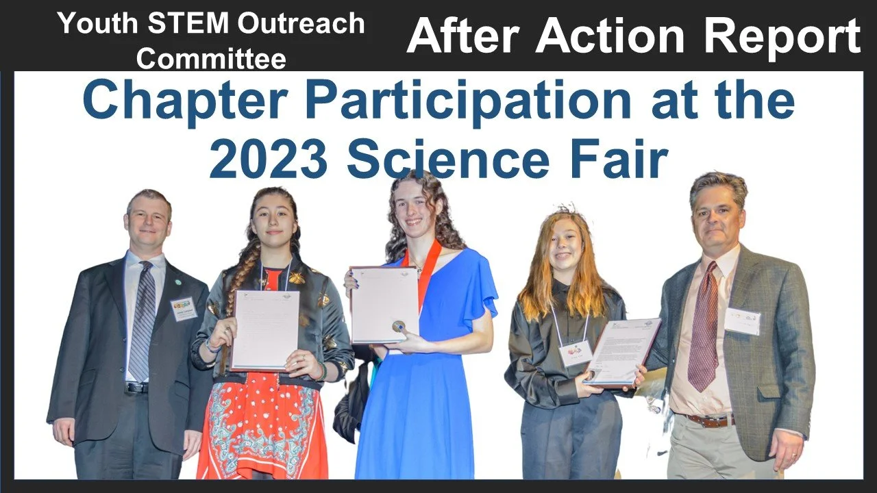 Chapter Youth Outreach Report: 2023 Science Fairs