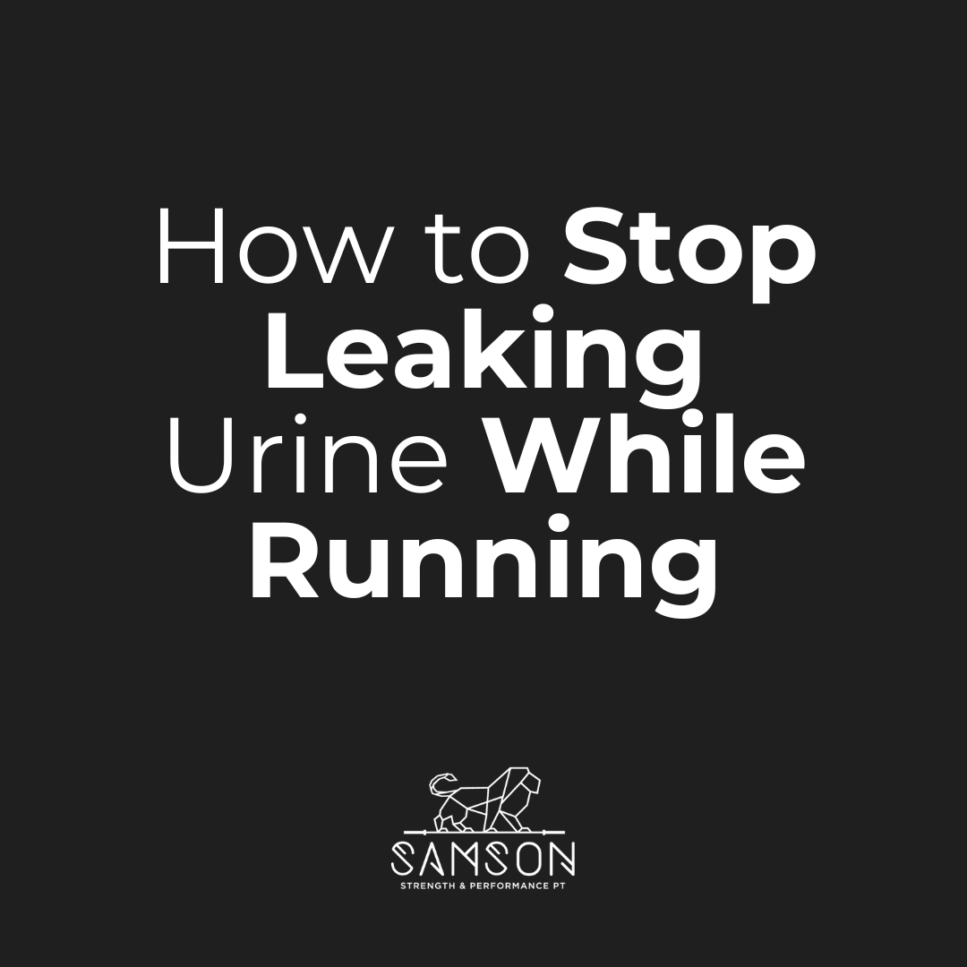How to Stop Leaking Urine When Running: A Pelvic Floor Physical Therapist's Guide