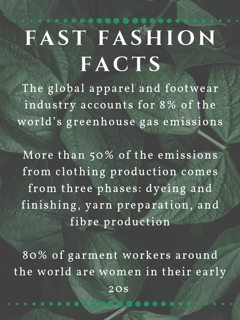 Fast Fashion Facts Infographic 1