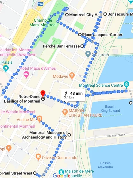 Walking Tour of Old Montreal Screenshot