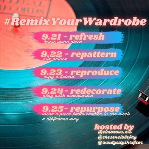 RemixYourWardrobe Instagram Challenge Recap The Sensible Fay