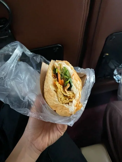 Hanoi to Ninh Binh Breakfast Banh Mi.jpg