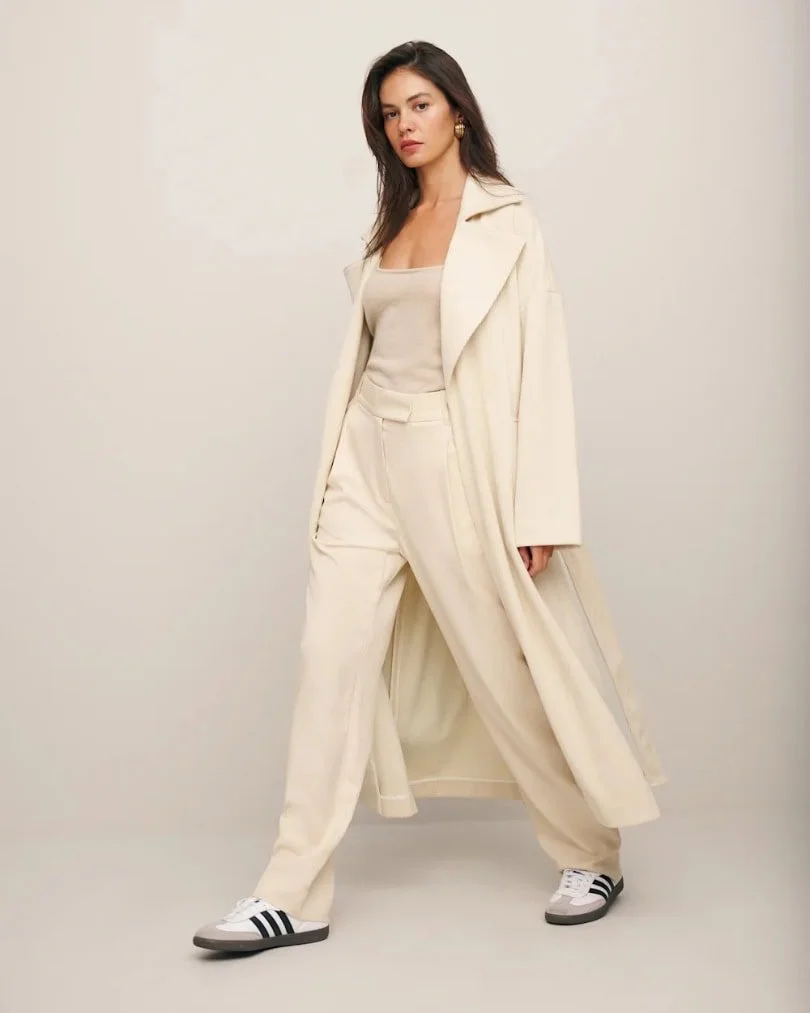 Oversized Wrap Coat - $368.00