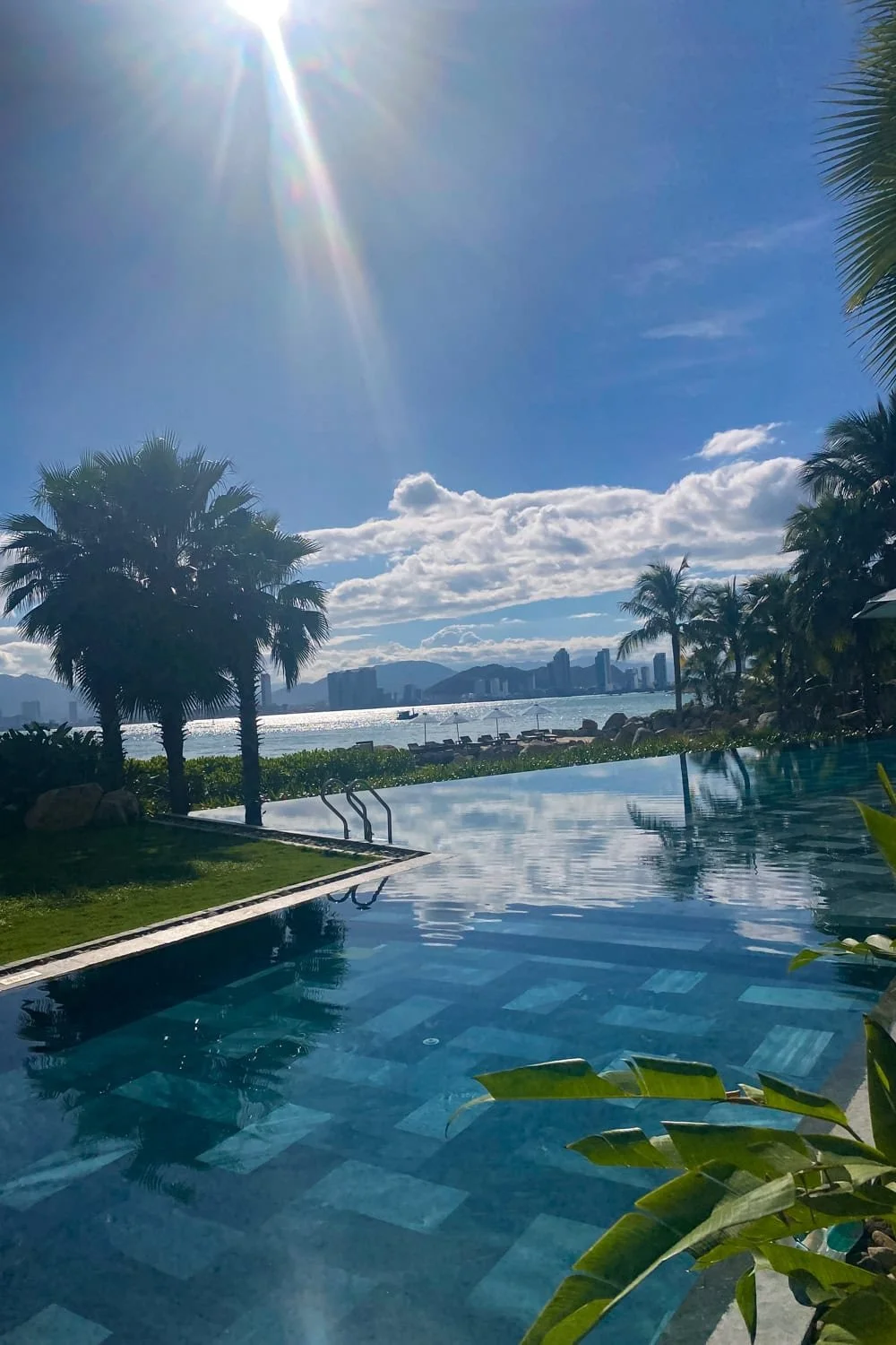 Pool at a resort in Nha Trang.