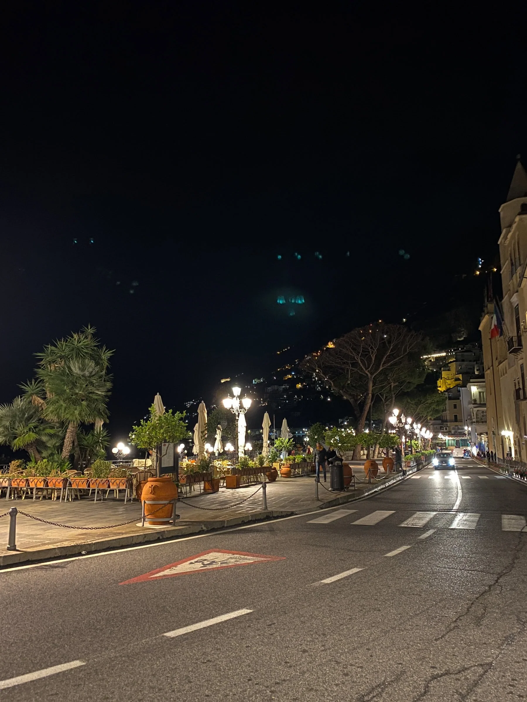 Evening walk from Amalfi town to the Bnb