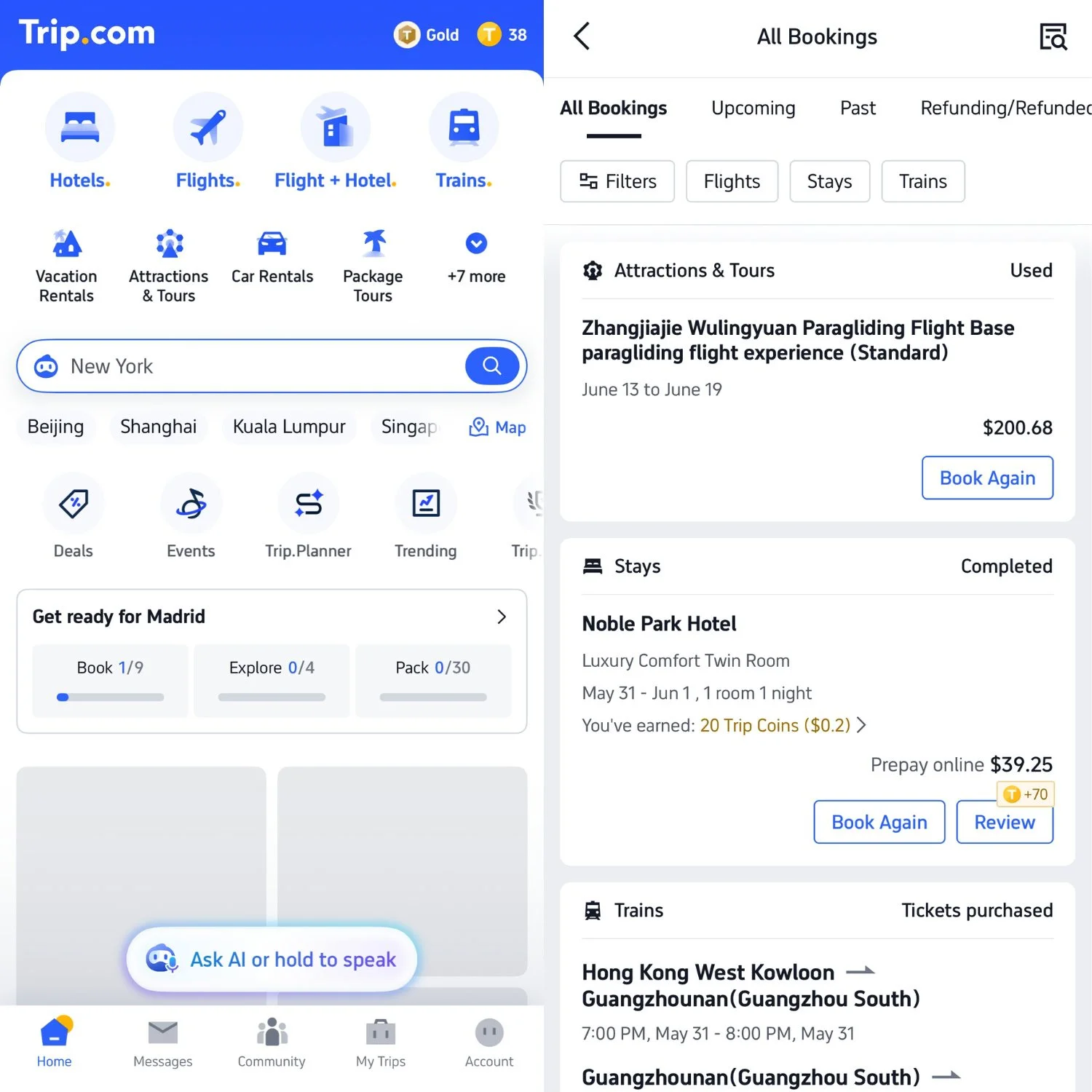 Trip.com for best apps in China.