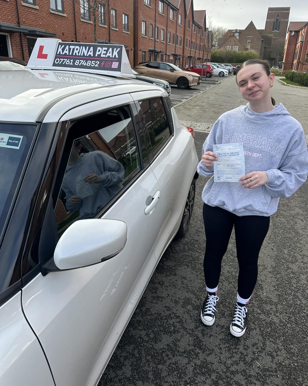 Well done Hannah, you&rsquo;re a great driver and you&rsquo;ve proven it today by passing your driving test! It&rsquo;s been lots of fun teaching you and I wish you every success ahead! Congratulations! 🥳🎉🚗🚙 #learntodrive #passyourdrivingtest #ka