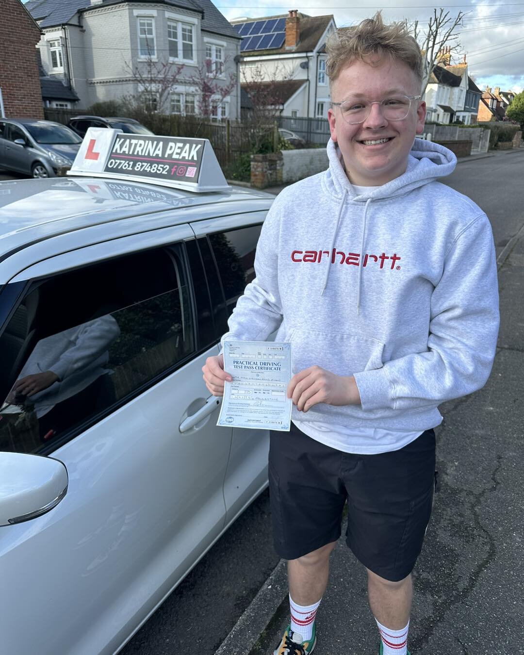Well done Hugh, an amazing drive resulting in a first time driving test pass with only one driving fault! Congratulations Hugh, it&rsquo;s been great fun teaching you and I&rsquo;ll see you on the road! 🥳🎉🚗🚙 #learntodrive #passyourdrivingtest #fo