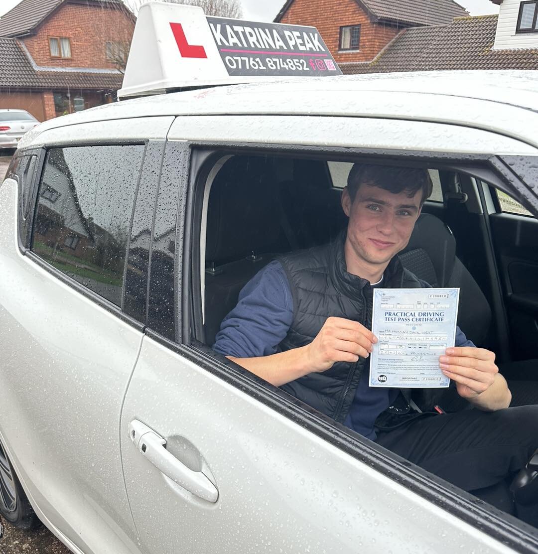 Huge congratulations to Morgan who has driven superbly well and gone and got himself his first time driving test pass! Well done Morgan, look forward to seeing you on the road! 🥳🎉🚗🚙 #learntodrive #passyourdrivingtest #katrinapeakdrivingschool #fo
