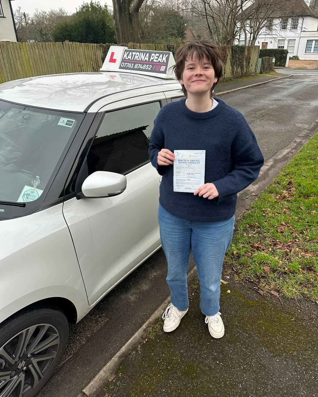What a fabulous start to a Monday morning, Ailish has a smile that says it all! 😁Congratulations Ailish on passing your driving test first time! 🙌 It&rsquo;s been an absolute joy to share your driving journey with you, you&rsquo;ve worked so incred
