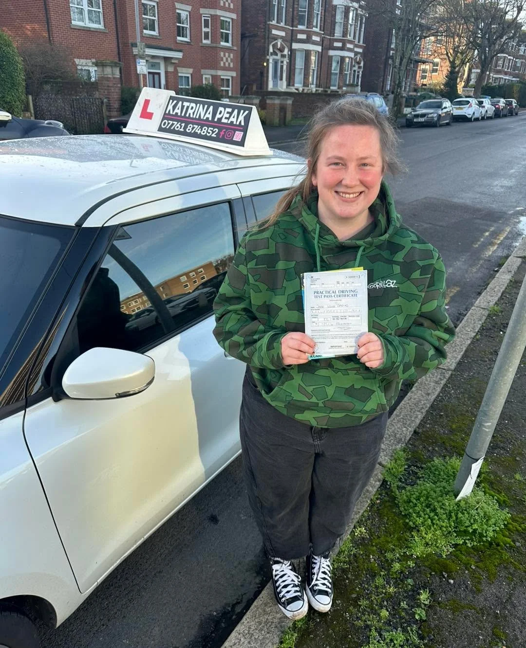 Amazing driving from Jodie this morning resulting in her thoroughly well deserved driving test pass! Congratulations Jodie, I couldn&rsquo;t be prouder. Enjoy your freedom on the roads! 🥳🎉🚗🚙 #learntodrive #passyourdrivingtest #safedrivingforlife 