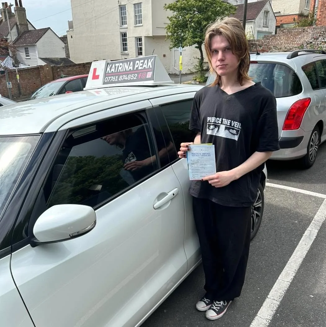 Congratulations Kit, fantastic driving this morning and a thoroughly well deserved driving test pass! Give me a wave on the road! 👋 Well done Kit! 🥳🎉🚙🚗 #learntodrive #passyourdrivingtest #safedrivingforlife #drivingtestsuccess #folkestone #katri