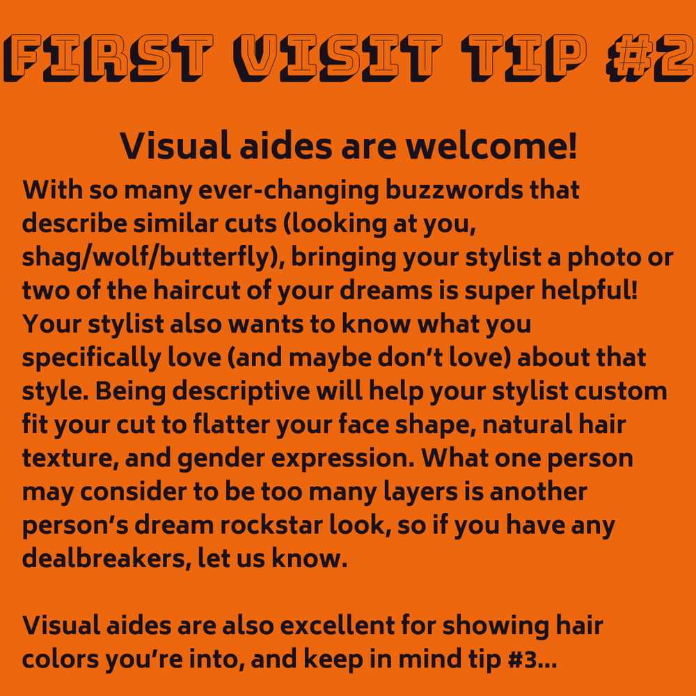 First time visit? — Honeybee Hair Parlor