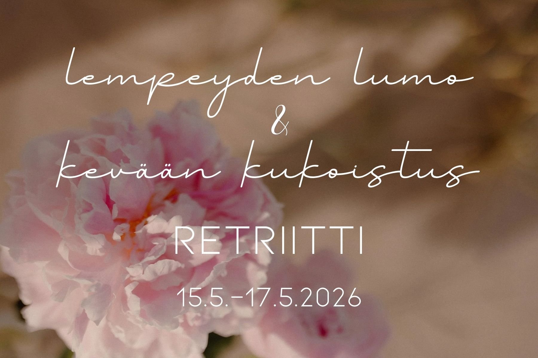 Lempeyden lumo &amp; kevään kukoistus / Riia Salo 