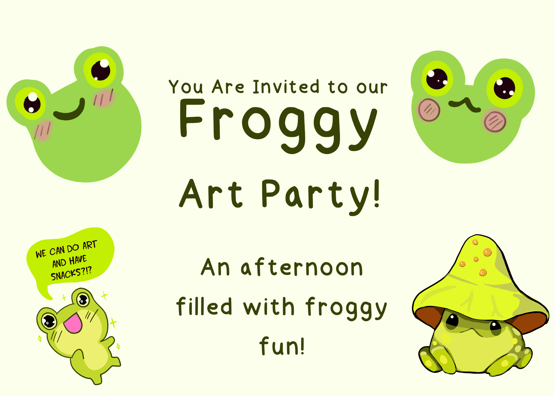 Froggy Art party