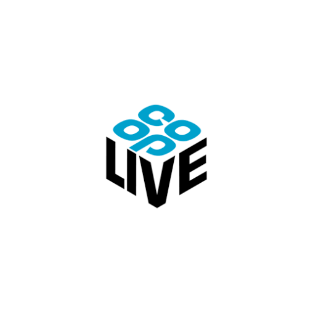Logo for 92.9 The Game Live, featuring the number 92.9 stylized in blue, above the word 'LIVE' in black, designed with a 3D effect.