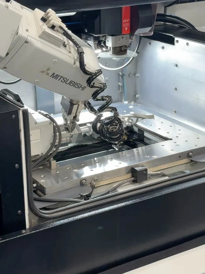 Wow. We need to step our wire EDM game up&hellip; very cool show at Mitsubishi Chicago