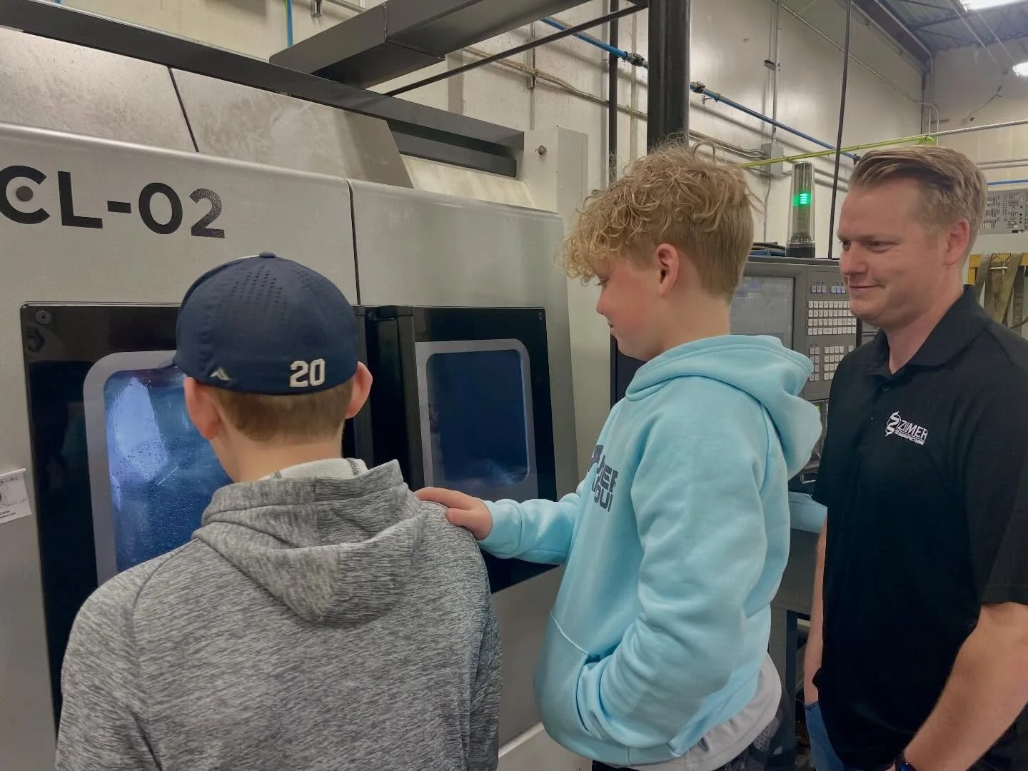 Showing the youths a little machining today!
