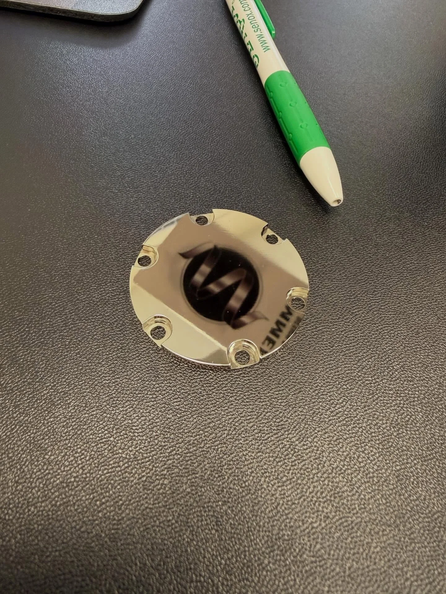 The ol&rsquo; &ldquo;business card reflection&rdquo; trick in our polished and e-nickel parts&hellip;