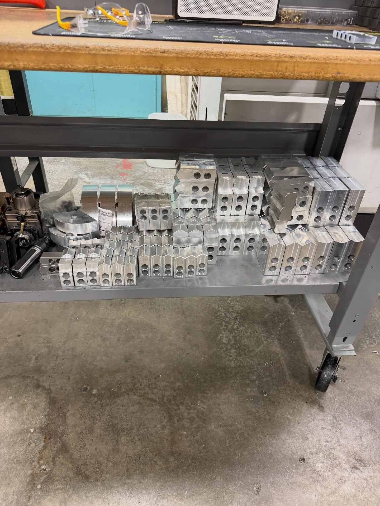 $4k in soft jaws (delivered) for the lathes. Should last awhile&hellip;