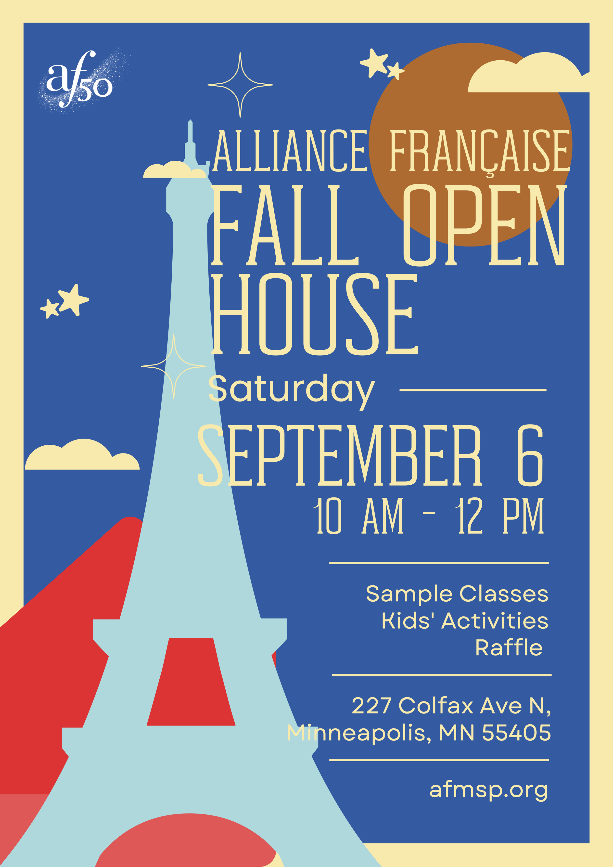 AFMSP Fall Open House — Alliance Francaise MSP