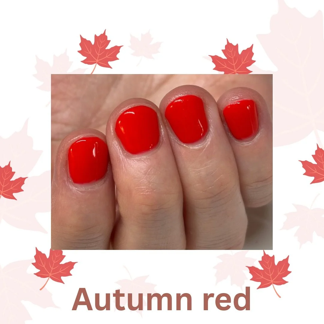 Short nails are perfect with a splash of colour, this red is autumnal and adorable.
#clanails #biosculpturenails #shortnails #clevedonnails #clevedonnailsalon #healthynails #autumn #red