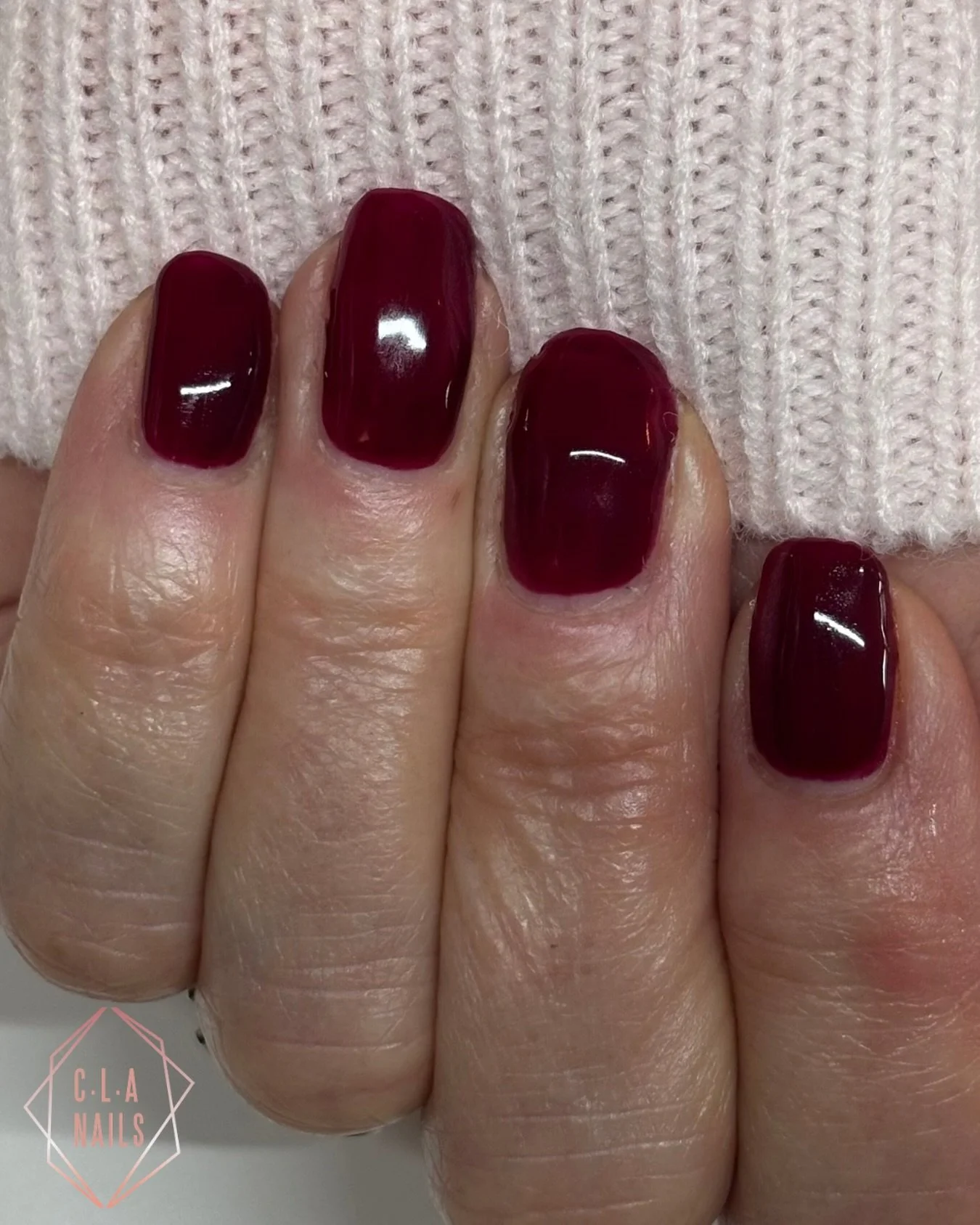 The salon's newest colour is Ruby and she&rsquo;s a big hit. 
#newcolour #nails #clanails #biosculpture #clevedonnails