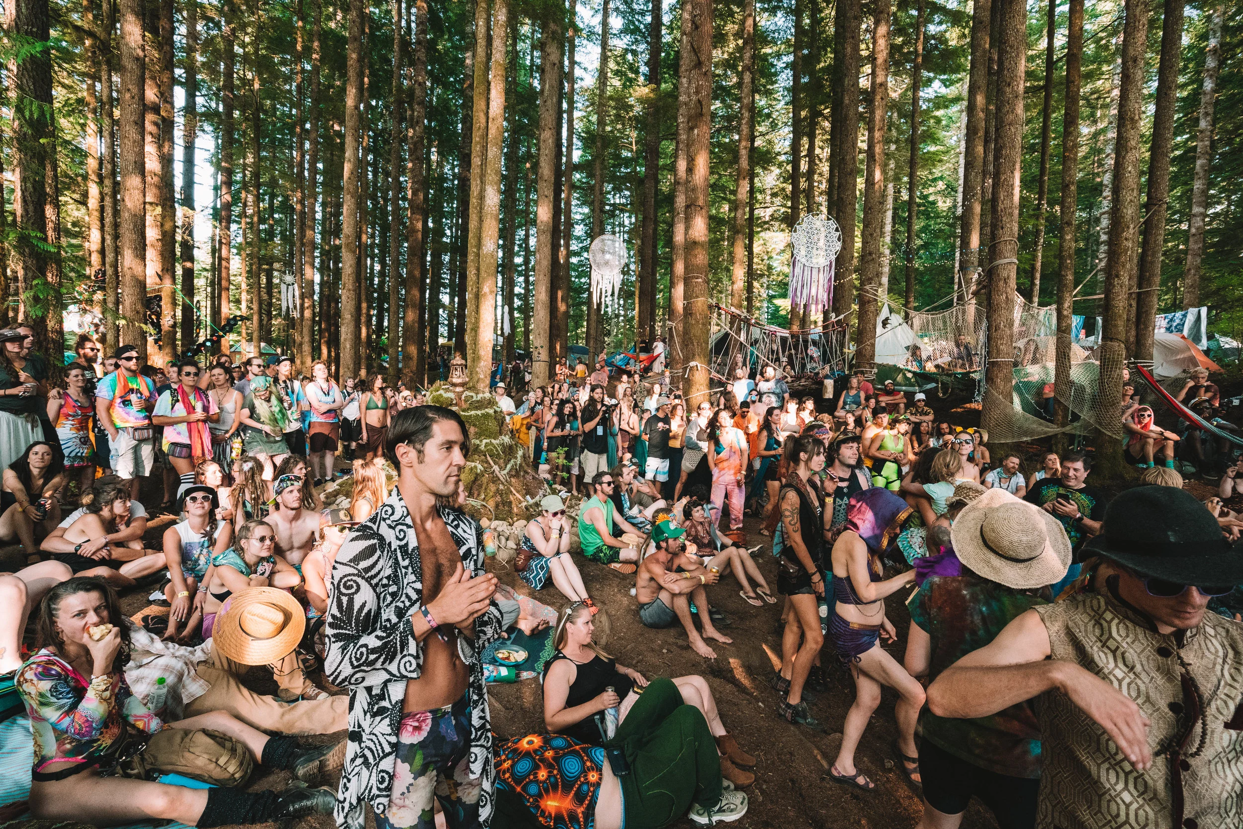  A variety of workshops were held at the Forest Stage. 