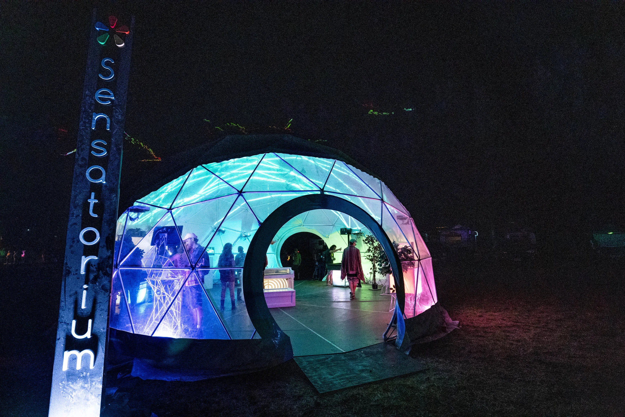  The Sensatorium, an interactive art dome. 