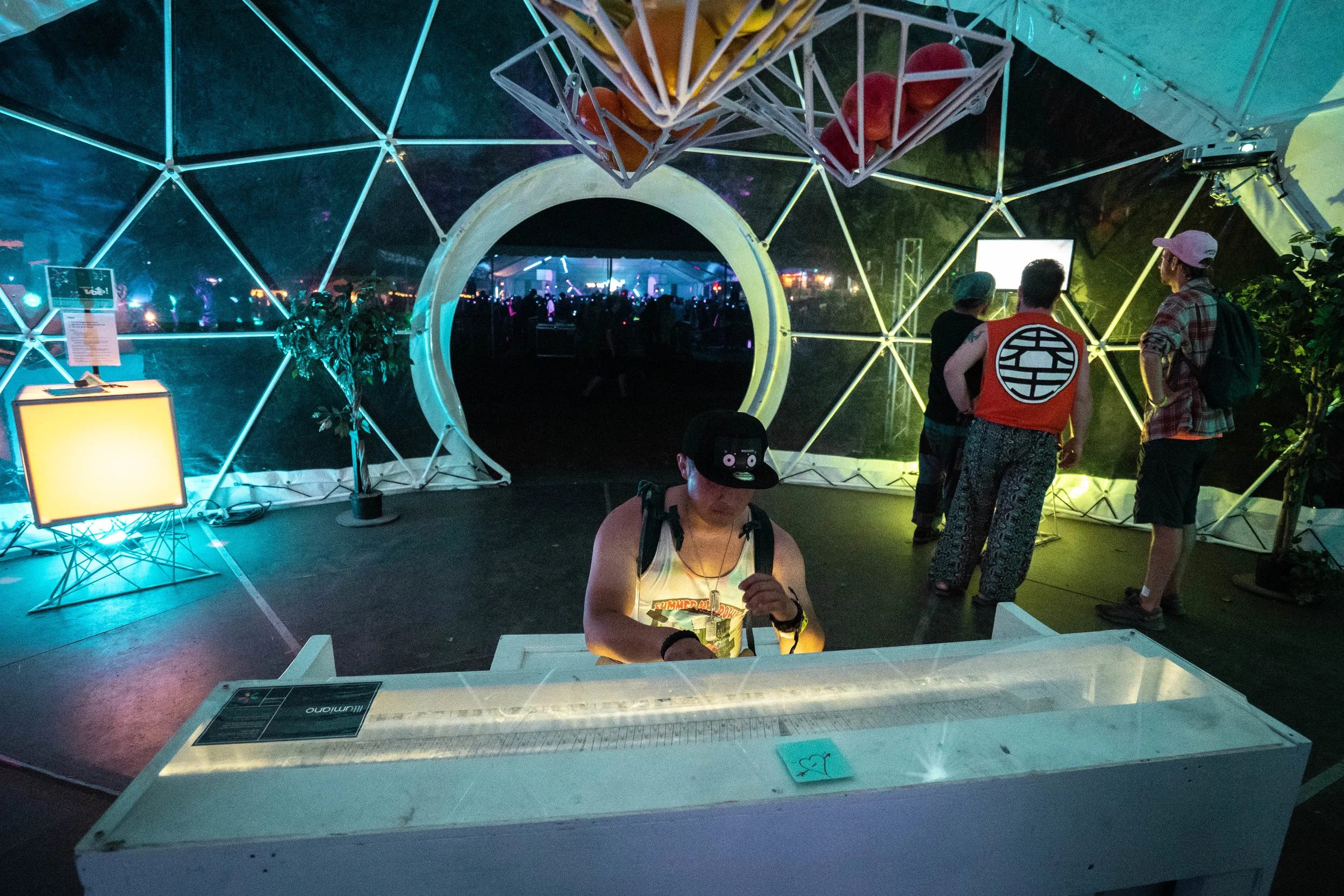  The Late Night Tent just outside the Sensatorium, 