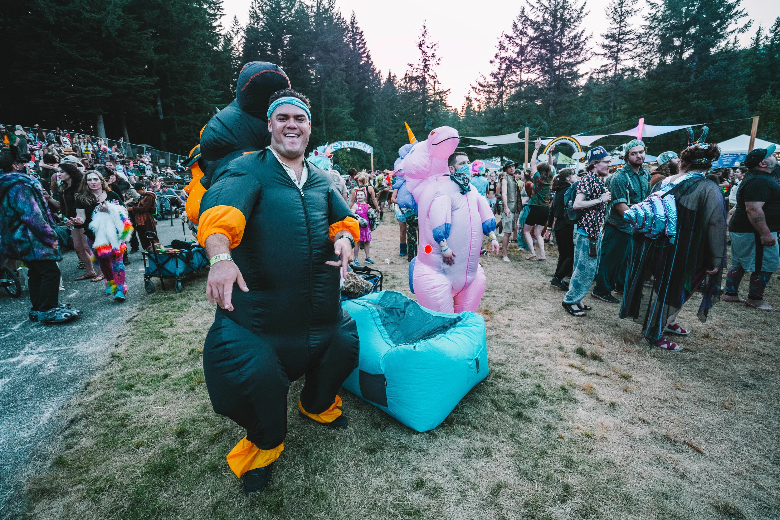  The annual Saturday-night costume contest was animal themed. 