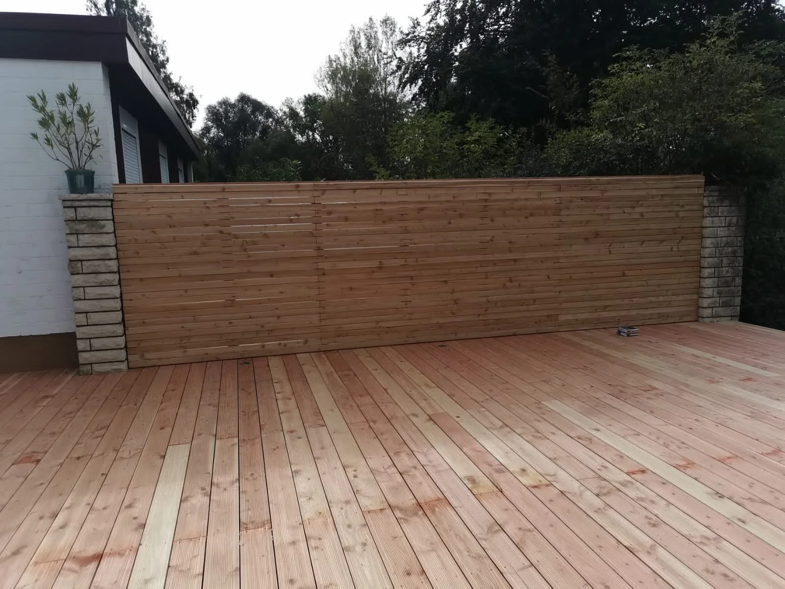 Sichtschutz aus Lärche