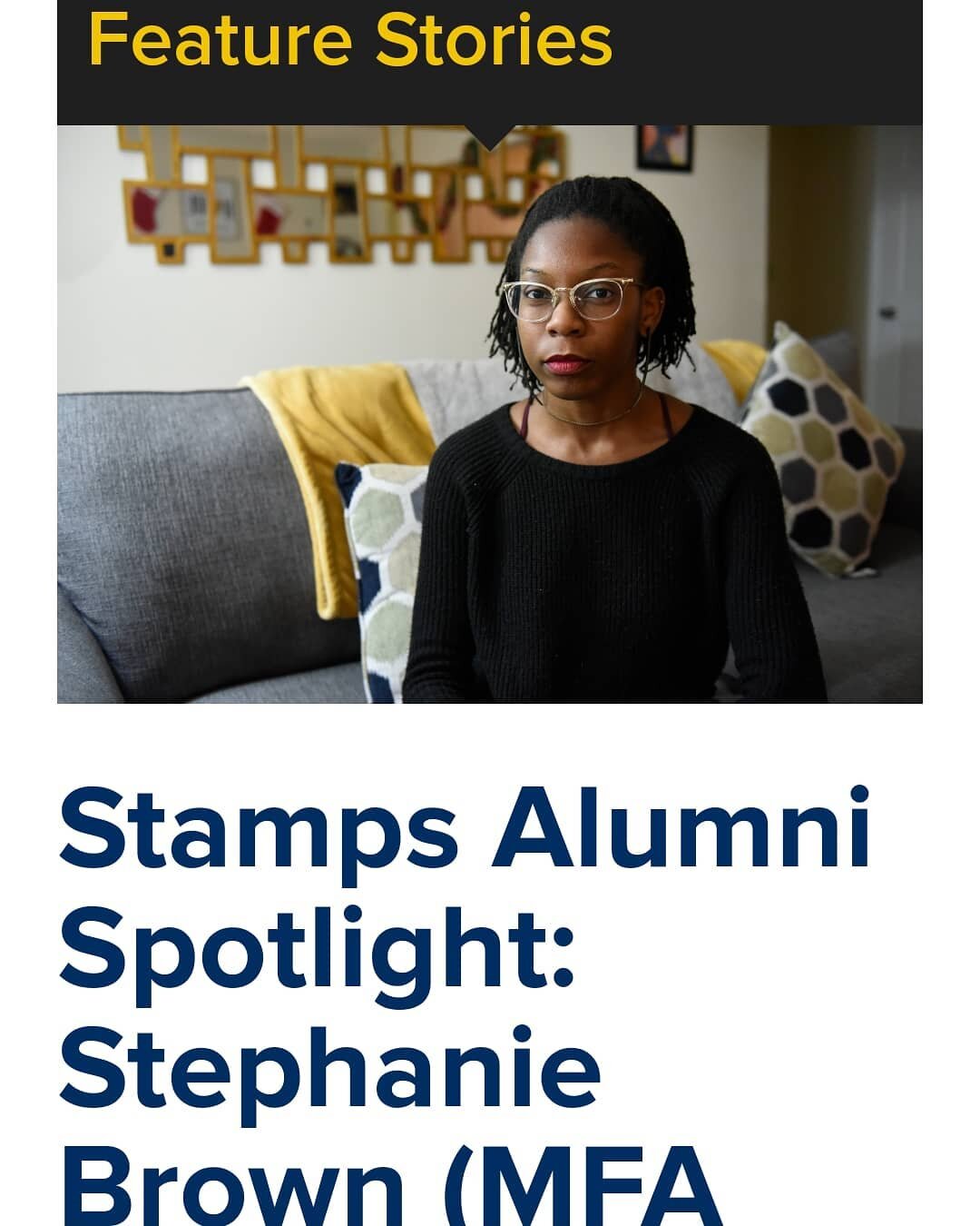 I've been getting things together and that includes updating the &quot;press&quot; section on my website: stephaniebphotos.com

This Q&amp;A article from @umstamps means a lot to me because when re-reading it and comparing it to where I am now to whe