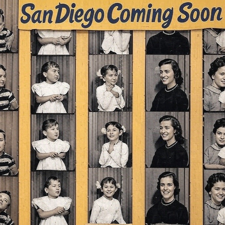 📢 SAN DIEGO, GET READY! 📸
The legendary PhotoWorks Interactive Model 13 Photobooths are landing in multiple locations across the city &mdash; and people around the world are buzzing about it. 🌎✨

Soon you'll be able to step inside a true 1950s-sty
