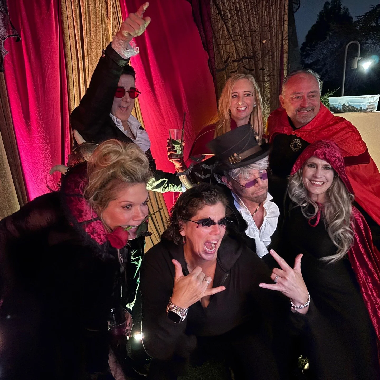 🎃👻 Halloween may be over &mdash; but the fun doesn&rsquo;t stop here!
Thank you to everyone across the SF Bay Area who celebrated with a PhotoWorks Interactive photobooth this spooky season! From wild costume parties to elegant masquerades, your sm