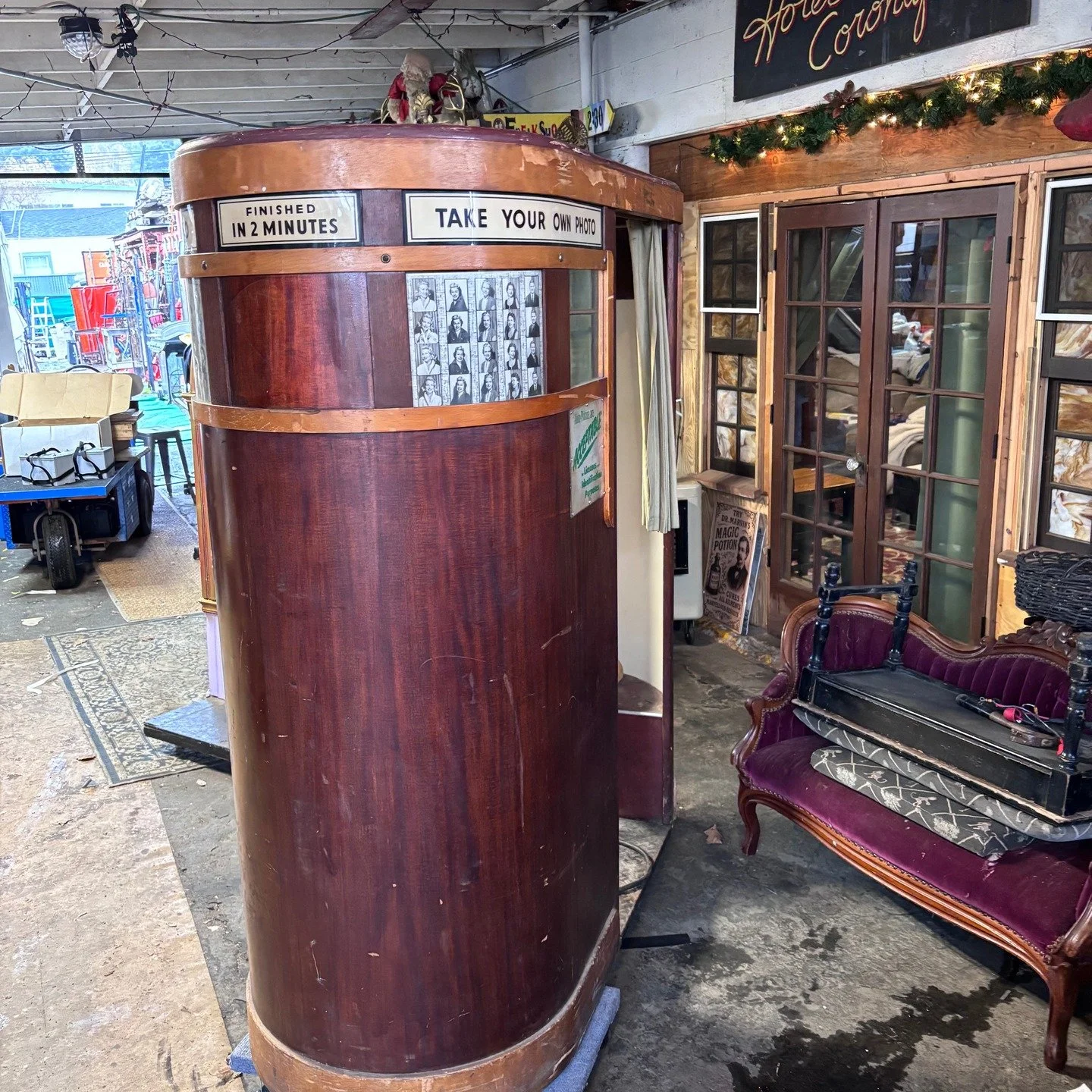 uction of the Made in the USA Model 9 Photobooth, built with reverence for the original form&mdash;its presence, proportions, and unmistakable soul&mdash;while eliminating the chemicals, mechanical headaches, and endless breakdowns that once came wit