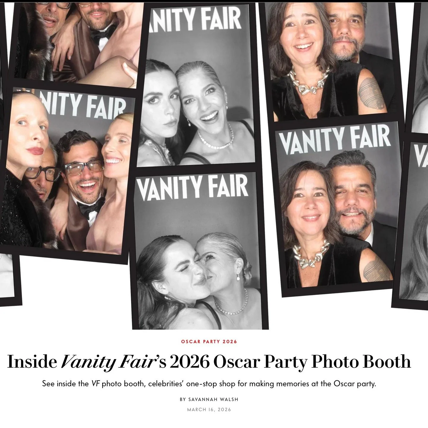 When it comes to Hollywood&rsquo;s biggest night, only one photobooth makes the guest list.
The 2026 Vanity Fair Oscar Party Photobooth is a Genuine PhotoWorks Interactive Model 13 Photobooth&mdash;continuing a tradition of bringing iconic photo boot