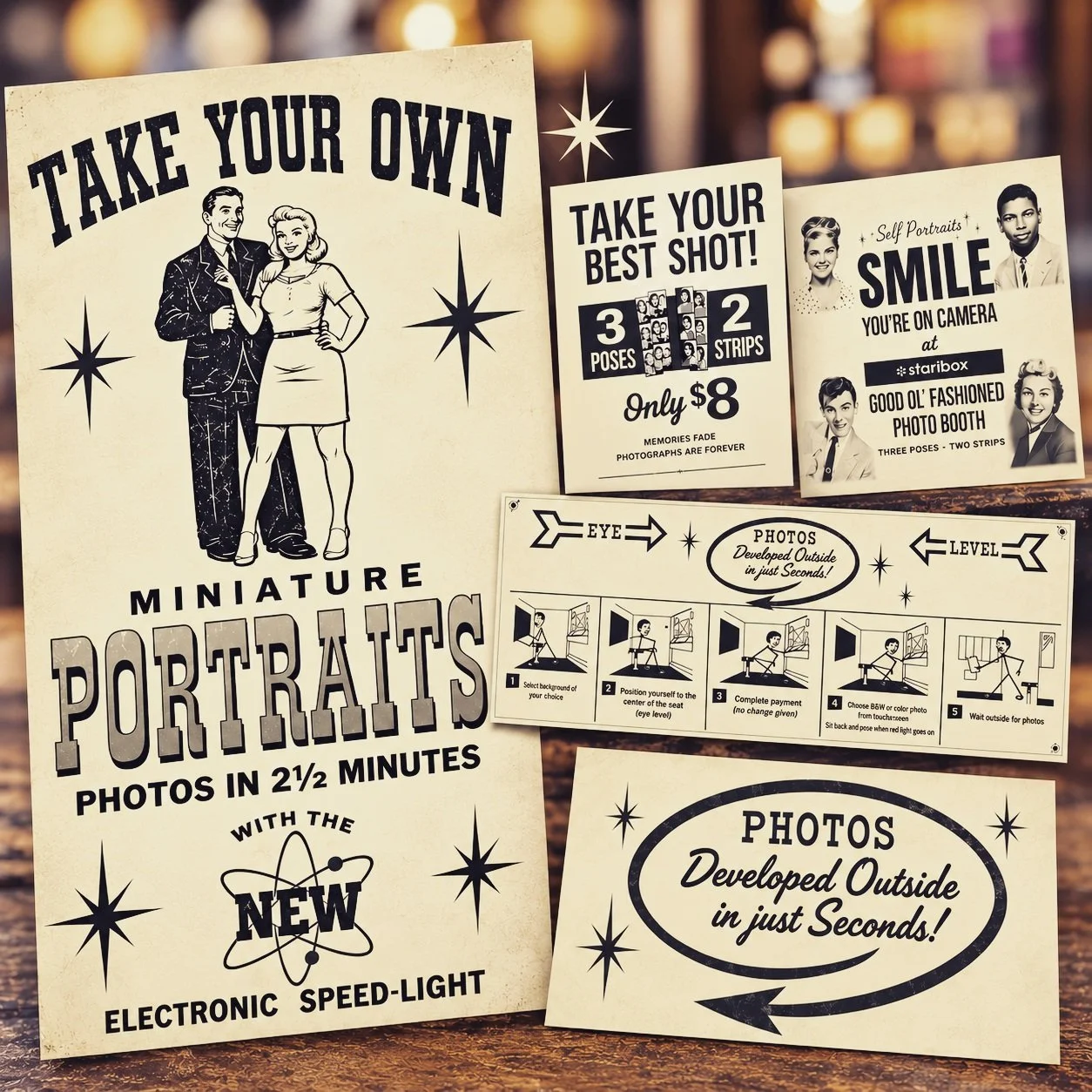 WHY SETTLE FOR ORDINARY?

At PhotoWorks Interactive, we don&rsquo;t believe your photo booth should look like everyone else&rsquo;s.

Your location has its own personality. Your brand has its own style. Your photo booth should too.

That&rsquo;s wher