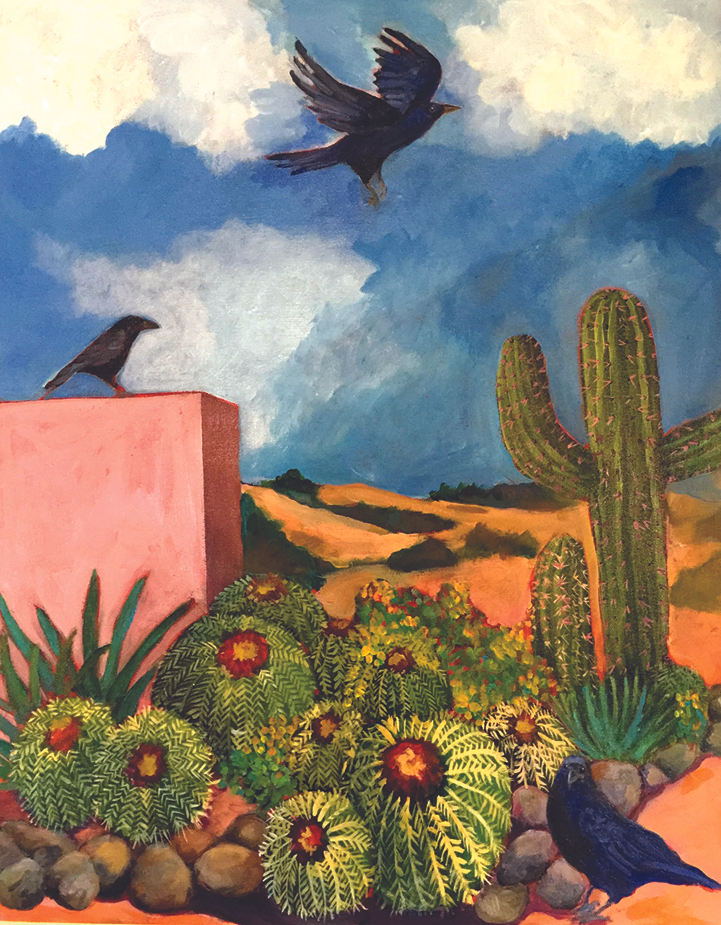 Blackbirds singing
