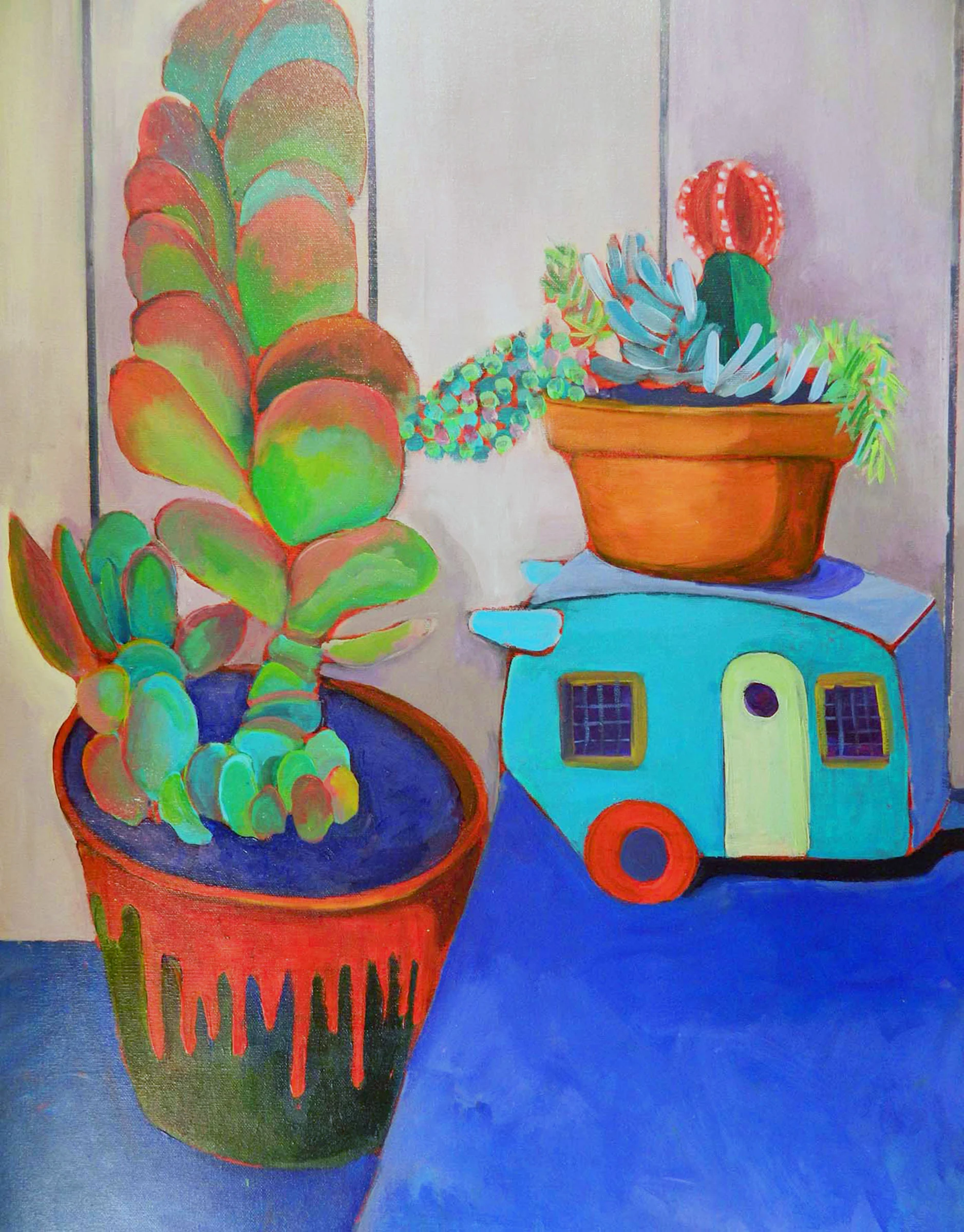 front porch succulents