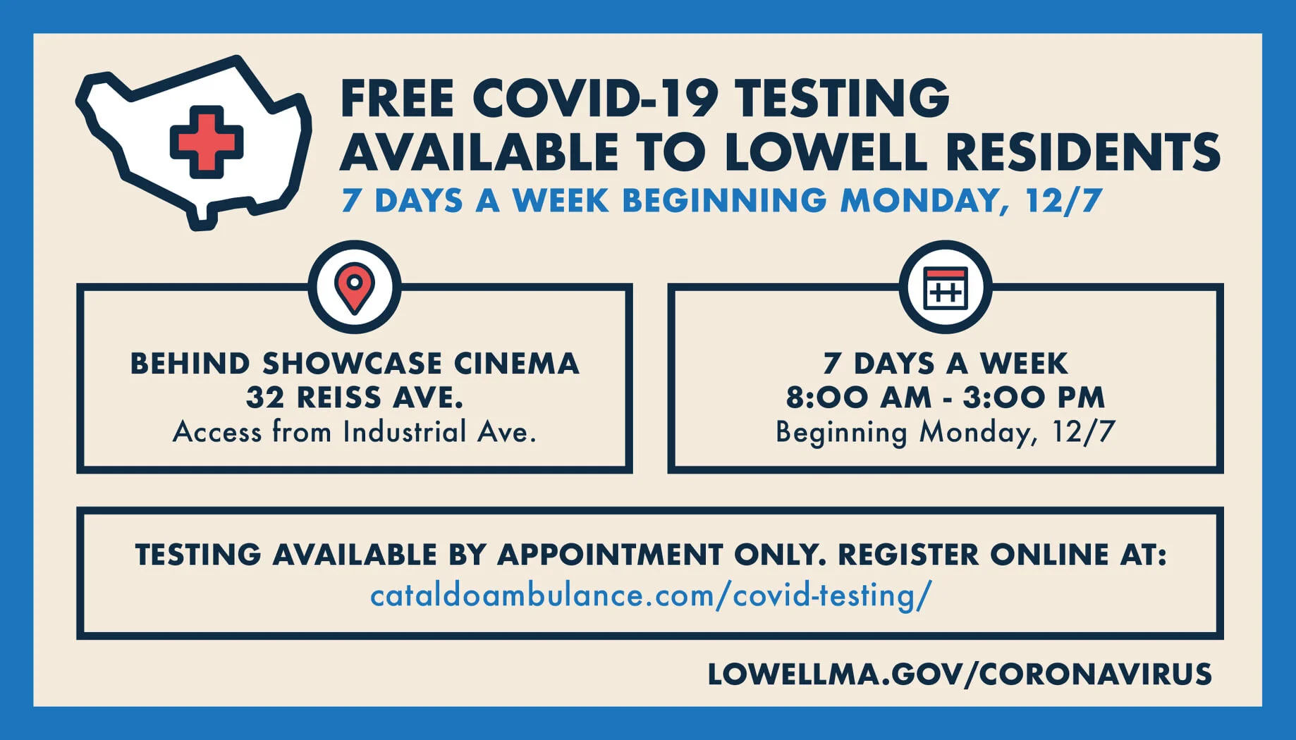 Free Covid-19 Tests in December 2020