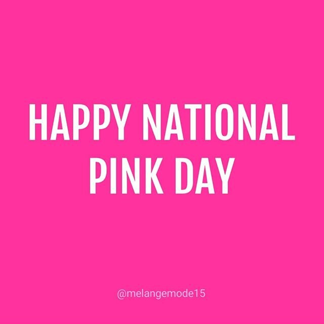 &quot;As long as there is pink in the world, it will always be a better place.&quot; Check out more pink highlights in our IG stories.  Link to Pink Girls Run The World blog in bio.
.
.
.
.
.
.
.
.
.
.
.
.
.
#pinkaf #pinkgirls #NationalPinkDay #pinki