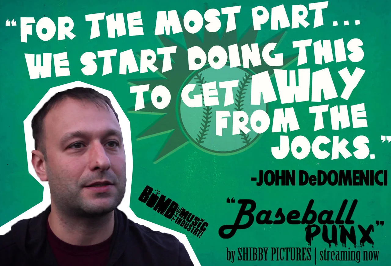 John DeDomenici - Bomb the Music Industry!, Jeff Rosenstock, Antartigo Vespucci Instrument: Bass Favorite team: New York Yankees