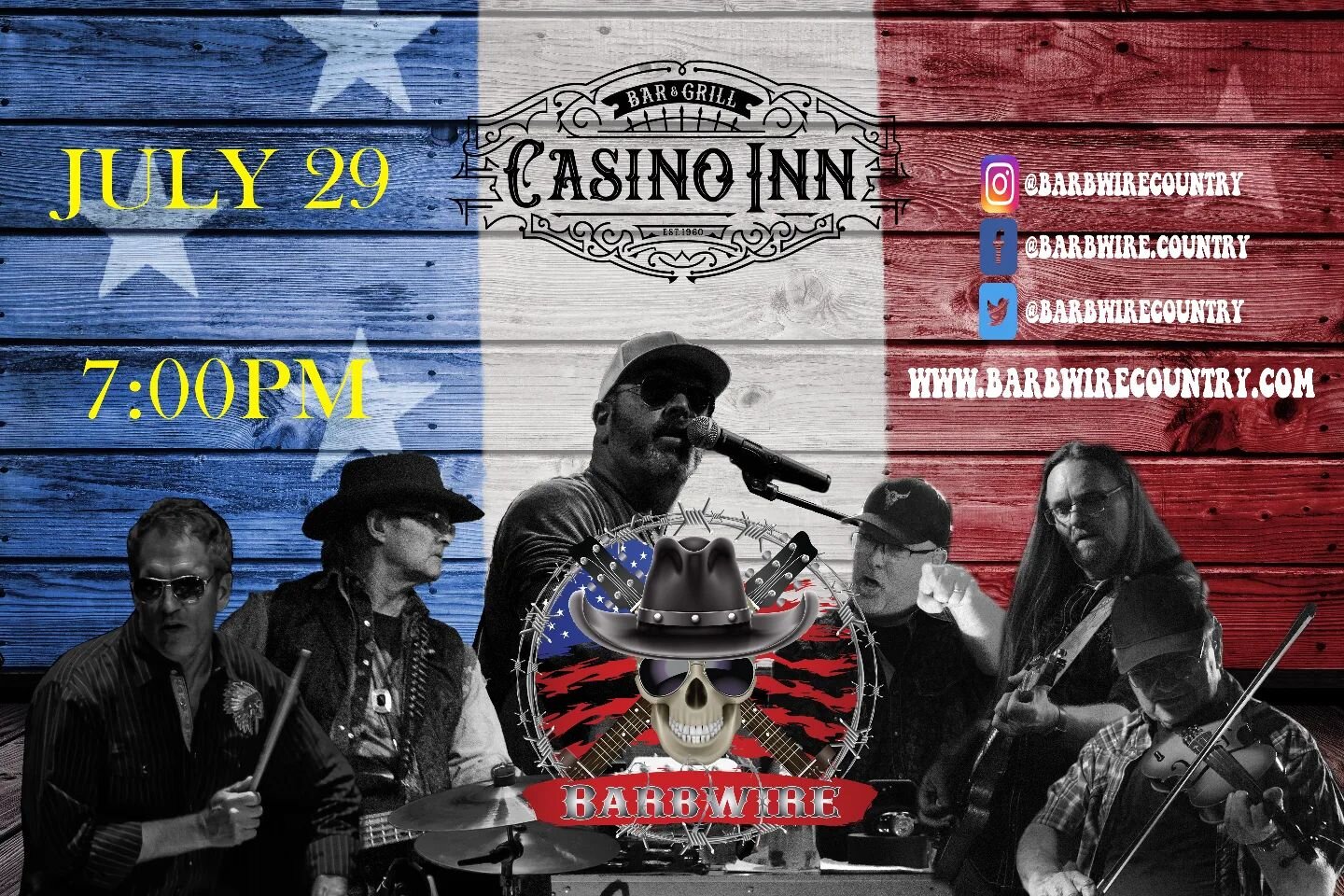 See y'all at @casino_inn tonight!