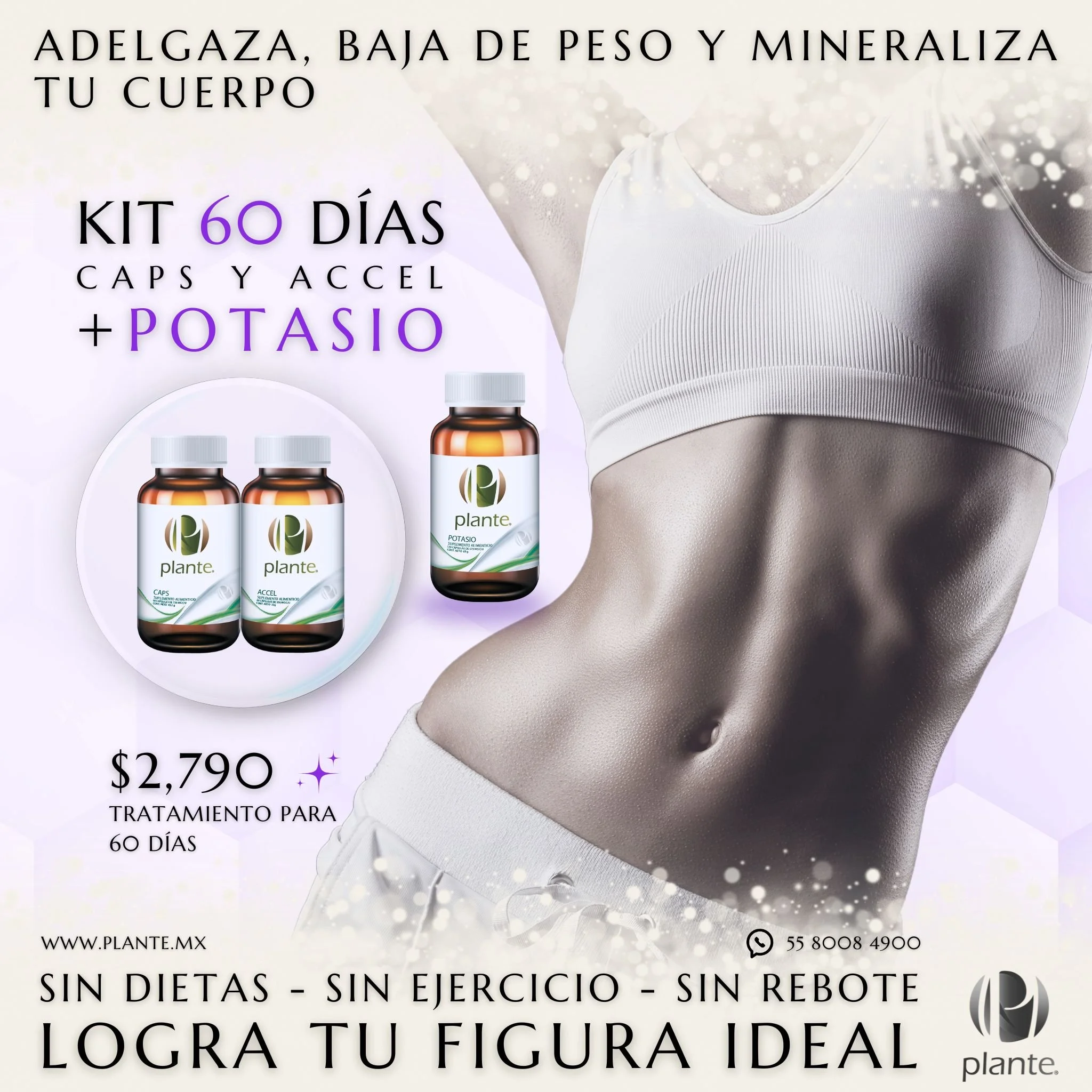 KIT 60 Días con Potasio