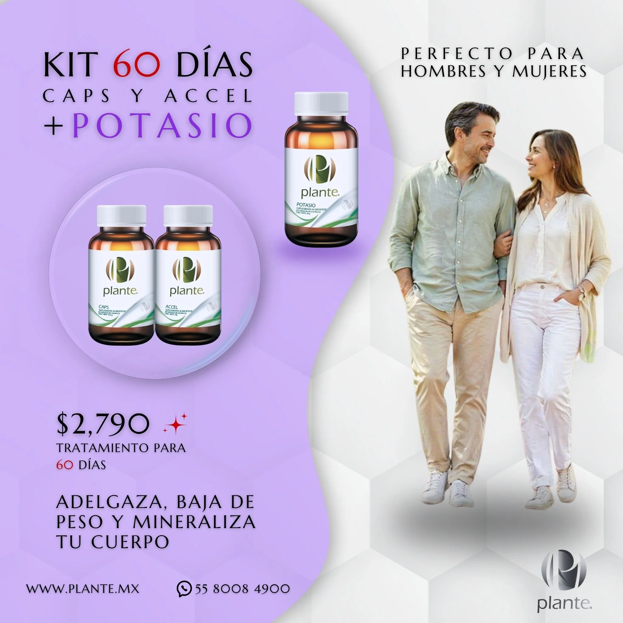 KIT 60 Días con Potasio